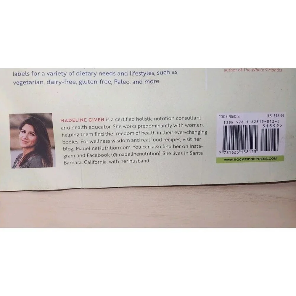 The Anti-Inflammatory Diet Cookbook Madeline Given 2017 Healthy Cooking Good